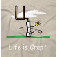 thumbnail image 2 of Life Is Crap Touchdown Good Life Funny T Shirts Gift Ideas T-Shirt Tee by Life Is Crap, 2 of 2