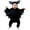 7-Black, variant on Toddler Bat Bat Romper with Bat Hat Halloween Dress Up Party Photo 2T