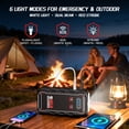 thumbnail image 5 of GCZ 2000A Car Jump Starter, Portable Jump Box for Trucks, SUVs & Cars, 12V Battery Booster for Up to 8.0L Gas & 6.0L Diesel Engines, 12000mAh Power Bank with LED Light, 5 of 13