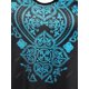 thumbnail image 3 of Tallas grandes Impresión Retro Bell Sleeve Criss Cross Tee Rosegal Mangas largas de talla grande, 3 of 5
