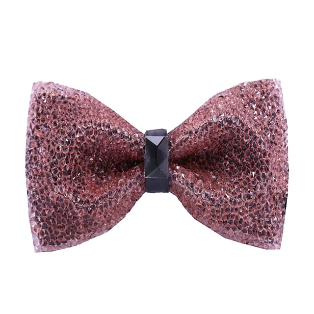 Minnieouse Lazos de diamantes de imitación, corbatas de cristal, corbata Ornamental brillante, pajarita de moda para novio, accesorio de ropa Accesorios de disfraces dieciocho