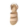 thumbnail image 4 of Sandalia DREAM PAIRS Cuña Espadrille con Tiras Nude Talle 8, 4 of 7