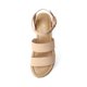 thumbnail image 4 of Sandalia DREAM PAIRS Cuña Espadrille con Tiras Nude Talle 8, 4 of 7