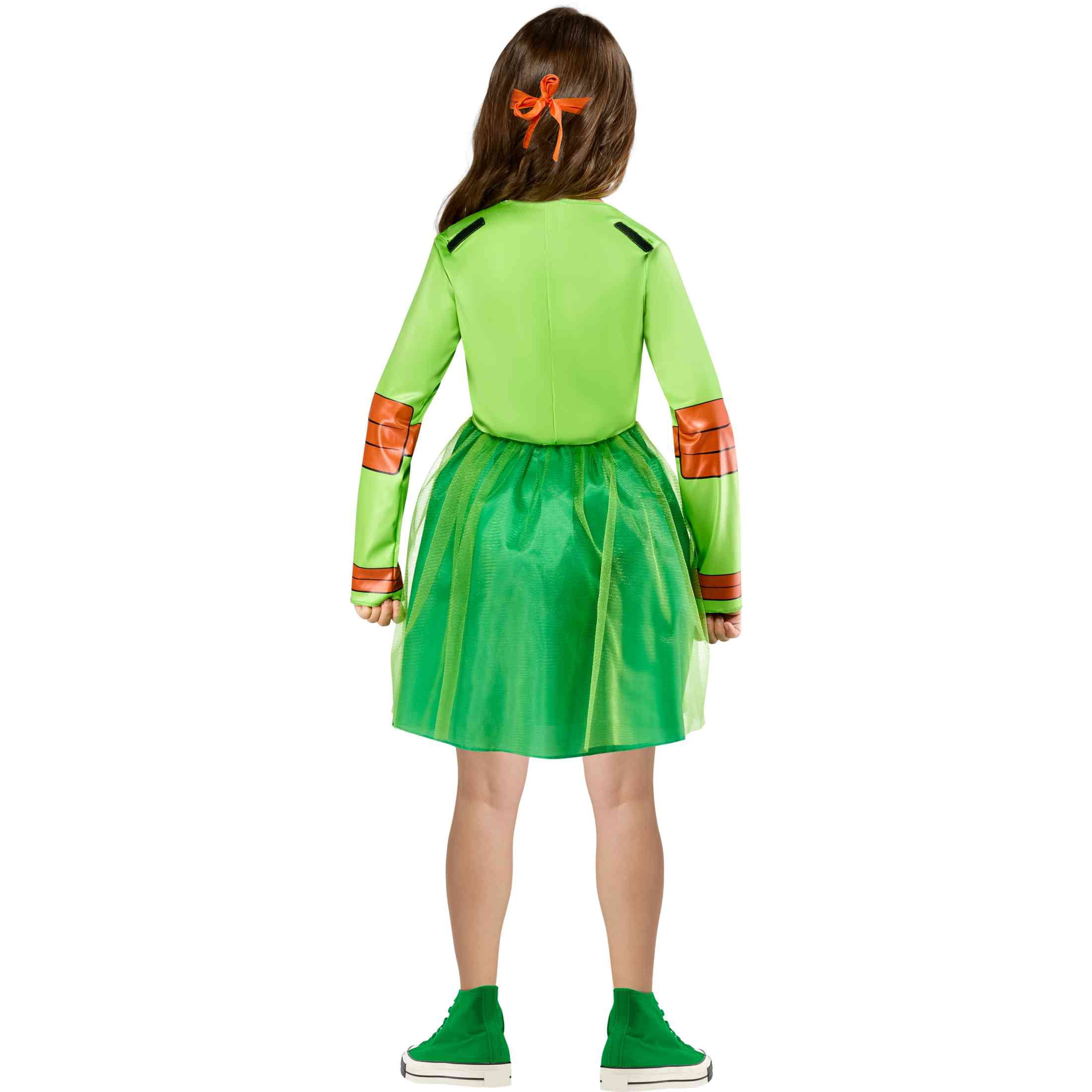 Teenage Mutant Ninja Turtles 4-in-1 Halloween Costume for Children, Girl's Size S (6/6x), by Rubies