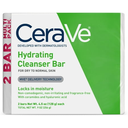 UPC 301872482025 product image for 2 Pack - CeraVe Hydrating Cleanser Bar  TWIN PACK 4.5 oz | upcitemdb.com