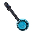 thumbnail image 1 of Banjo inflable de de rock, de los años 80 y 90, resistente, estilo retro, ideal para fiestas de graduación, bodas y otras ocasiones., 1 of 8