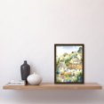 thumbnail image 2 of Thatched Roof Cottage House Village in Soft Pastel Colours Modern Watercolour Painting Artwork Framed Wall Art Print A4, 2 of 4