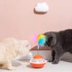 thumbnail image 5 of Juguete de plástico para vaso de gato con bola, pluma y hierba gatera, juguetes interactivos para gatos para interiores, juguetes de plumas para gatos/gatitos, 5 of 5