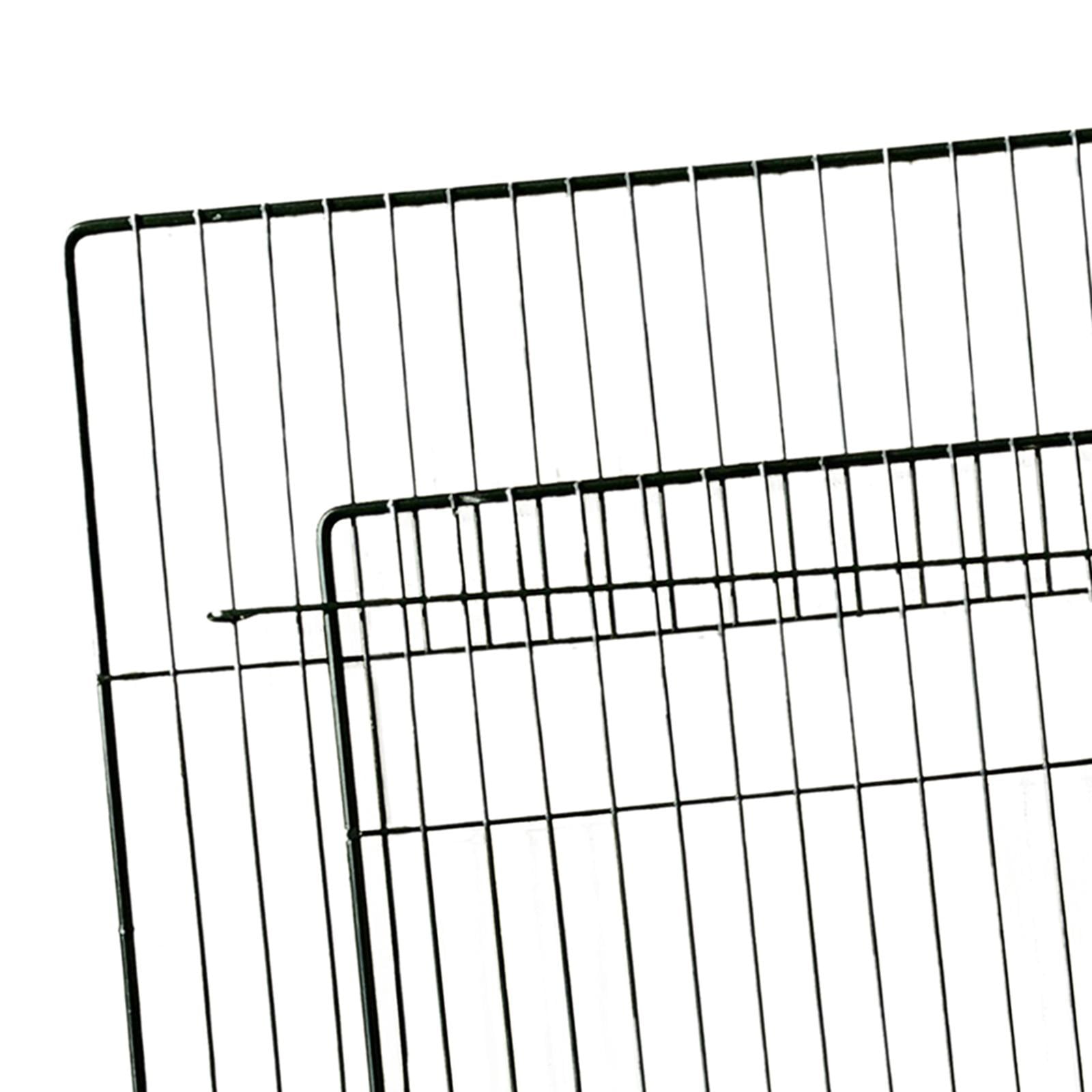 Door Cage Yard Rabbit Fence Expandable Small Animals Panel Dense Grid
