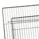 thumbnail image 4 of Puerta de corral portátil para mascotas, accesorios de jaula DIY, cerca de alambre expandible para patio Cuadrícula negra densa, 4 of 5