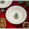 thumbnail image 5 of Spode Christmas Tree 6" Polka Dot Tidbit Plates (Set of 4) - Round Appetizer Plates with Festive Polka Dot Border - Dishwasher, Microwave, Freezer Safe Porcelain for Holiday Entertaining, 5 of 8