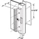 thumbnail image 2 of Puerta corrediza para patio Prime-Line C 1006 de aluminio extruido, color negro, 2 of 2