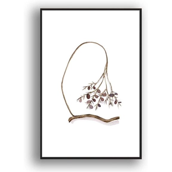 IDEA4WALL Framed Canvas Wall Art for Living Room, Bedroom Leaves Canvas Prints for Modern Home Decoration Ready to Hang