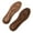 Brown, variant on D-GROEE 1 Pair EVA Insoles for Women, Warm Replacement Cozy Breathable Inner Soles for Shoes Boots Slippers Women Men
