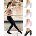 thumbnail image 4 of Non Slip Pilates Socks with Grips for Women, Grip Socks for Yoga Ballet Barefoot Workout Anti Skid Athletic Socks, 4 of 5