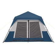 Ozark Trail 10 Person Family Instant Cabin Tent, 14 x 10 x 78, made with recycled materials, blue
