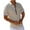 Khaki, variant on cocolona Mens Summer Linen Shirts Fashion Button Turndown Collar Short Sleeve Tops Casual Loose Color Block T-Shirts Beach Vacation Tees