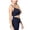 NAVY, variant on FashionMille Women's Active Cross Back Workout Cami Sports Bra Top