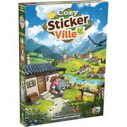 Cozy Stickerville Family Strategy Board Game for Ages 8+, from Asmodee