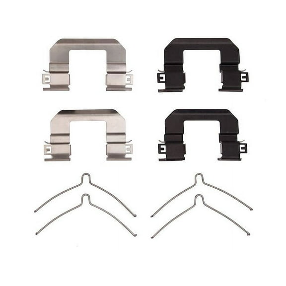 Front Brake Hardware Kit - Compatible with 2018 - 2022 Hyundai Accent 2019 2020 2021