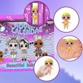 thumbnail image 2 of Christmas Advent Calendar Box 24 Days Christmas Blind Box Racing Animal Bracelet Dinosaur Surprise Blind Box Kids Christmas Gift, 2 of 4