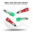 20 Pcs Plastic Indicator Lights Waterproof Signal Lamp No Wire