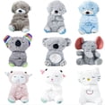 thumbnail image 2 of Baby Plush Doll Breathing Bear Newborn Soothing Sleep Playmate Otter Toy Kids Music Sleeping Companion Sound Light Doll Toy Gift, 2 of 5