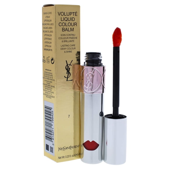 Bálsamo labial Yves Saint Laurent Volupte Liquid Colour 7 Grab Me Red