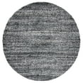 thumbnail image 3 of SAFAVIEH Hudson Shag Jaden Striped Area Rug, Dark Grey/Ivory, 7' x 7' Round, 3 of 7
