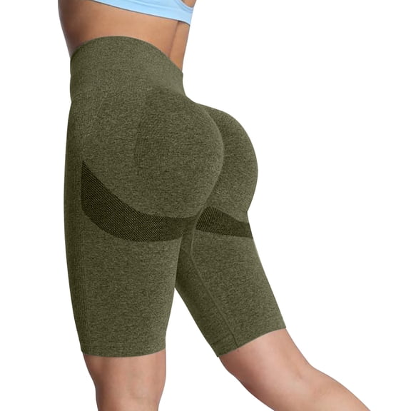 Athletic Gym Shorts for Womens 5 Inch Quick Dry Gym Workout Shorts Tummy Control Hip Lift Yoga Shorts Knee Length Leggings Light Breathable Beach Sweatpant Sporty Workout Shorts 2025