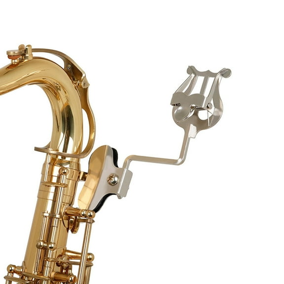 Raindrops 2 Pcs Trombone Music Accessory Music Stand 14.00X4.60X2.00CM Silver