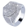 thumbnail image 1 of Joyería de anillo de diamante cuadrado creativo de moda de diamante de moda para hombre Wmkox8yi sjalhkljlk2365, 1 of 2