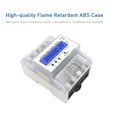thumbnail image 2 of 3 Phase 4 Wire Energy Meter 220/380V 5-80A Energy Consumption Kwh Meter Din Rail Installation Digital Electric Power Meter With Lcd Backlight Display, 2 of 7