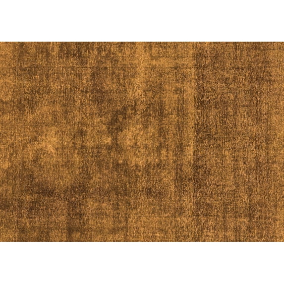 Ahgly Company Indoor Rectangle Abstract Orange Modern Area Rugs, 2' x 3'