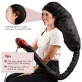 thumbnail image 2 of PinesC Bonnet Hooded Hair Dryer Attachment, Extra Large Adjustable Deep Conditioning Cap, Upgraded Drying Heat Cap with Elastic Strap for Natural Curly Textured Hair Care, Fast Drying, Styling, 2 of 5