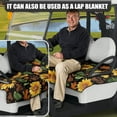 thumbnail image 2 of Yuyamidu Fall Sunflower Golf Cart Seat Covers, Cute Dog Paw Golf Cart Cushion Covers with Pockets Comfortable Club Car Accessories Fits in 2-Seat Golf Carts, 2 of 7