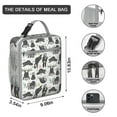 thumbnail image 3 of Sloth Insulated Lunch Bag Box Teen Reusable Lunch Tote Bag Fit Most Bento Boxes Lunch Tote Portable Bag Work Hiking, 3 of 5