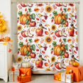 thumbnail image 4 of Fall Pumpkin Shower Curtains for Bathroom, Watercolor Sunflower Sparrow Leaf Waterproof Fabric Shower Curtain for Bathroom Bathtub Decoration, Machine Washable, 54x"78", 4 of 9
