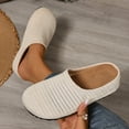 thumbnail image 6 of Mepaouo Women's Slip on Loafers Breathable Mesh Flats Round Toe Knit Casual Mules Walking Shoes, 6 of 8