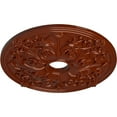 thumbnail image 3 of Ekena Millwork 23 5/8"OD x 3 7/8"ID x 2 1/8"P Jamie Ceiling Medallion (Fits Canopies up to 3 7/8"), Hand-Painted Firebrick, 3 of 6