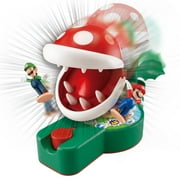 Epoch Games Super Mario Piranha Plant Escape! Tabletop Skill and Action Game with Collectible Super Mario Action Figures