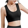 thumbnail image 2 of XFLWAM Racerback Sports Training Bra for Women Cropped Compression Cami Sports Bra Workout Gym Activewear Bra Breathable Underwear, 2 of 6