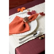 DII 14x72 Modern Recycled Cotton Yarn Chindi Rag Table Runner in Multi-Color