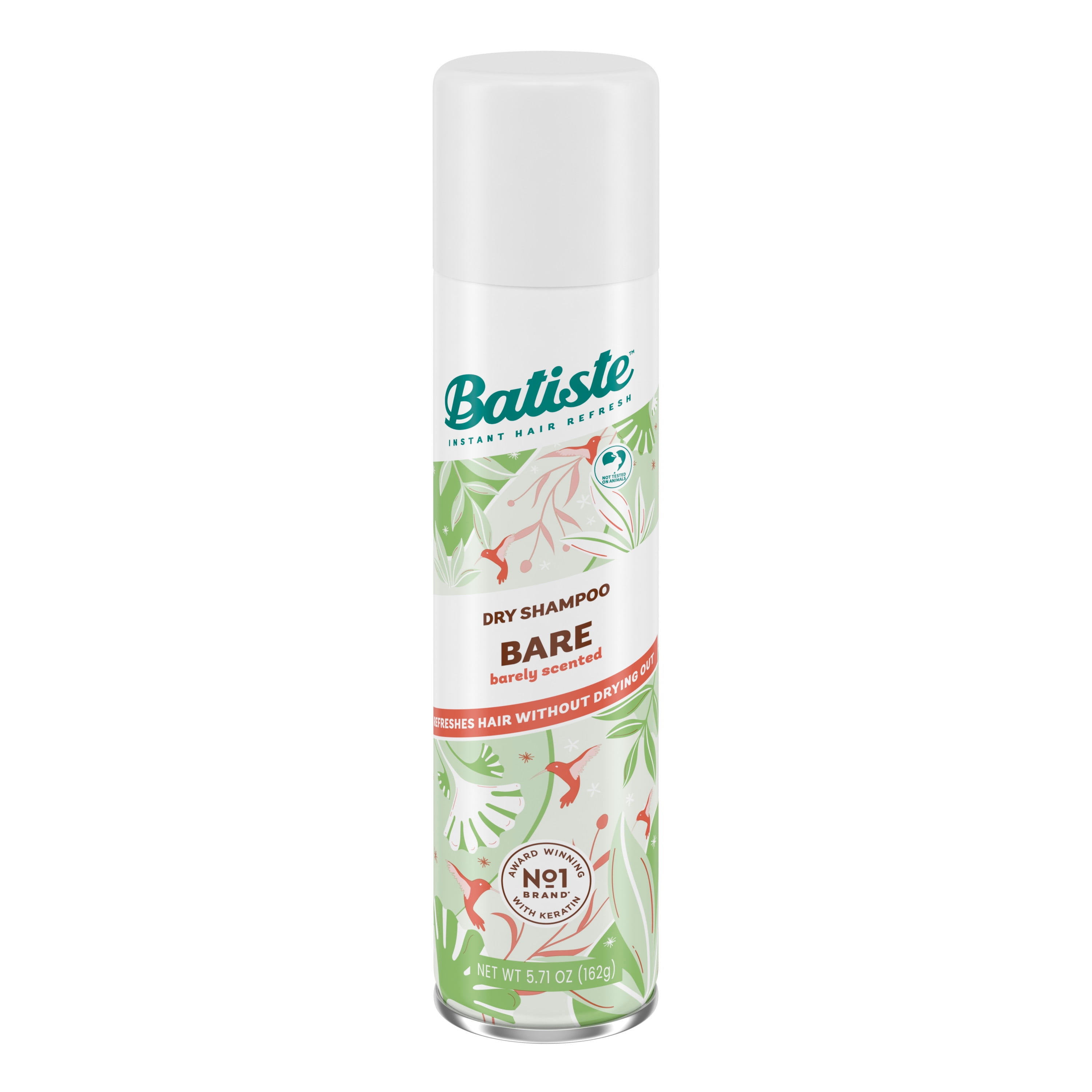 Batiste Dry Shampoo, Bare Fragrance, Refresh Hair and Absorb Oil Between Washes, Waterless Shampoo for Added Hair Texture and Body, 5.71 OZ Dry Shampoo Bottle