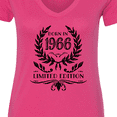thumbnail image 4 of Inktastic Born in 1966 Limited Edition Women's V-Neck T-Shirt, 4 of 5