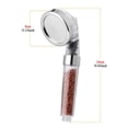 thumbnail image 6 of Filter Shower Head with 2 Pack Energy Ball, Anion Filter Filtration High Pressure Water Saving 3 Mode Function Spray Handheld Showerheads for Dry Skin & Hair (Set A), 6 of 10