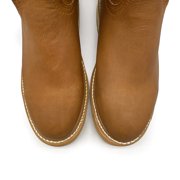 The Western Shops Men's Pull On Leather Mid Calf Soft Toe Work Boot