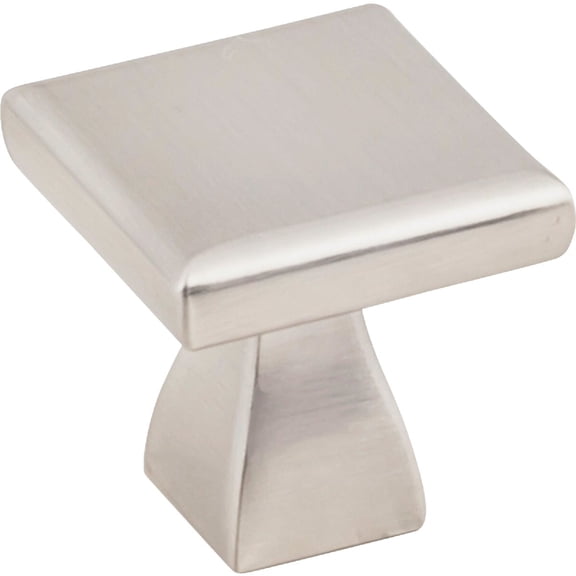 Kasaware Square Knob K313SN - Satin Nickel Finish, Easy Installation - 10 Pack