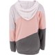 thumbnail image 5 of Sudadera con capucha de manga larga con bloques de color para mujer, bonita túnica holgada e informal con cordón, 5 of 6