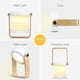 thumbnail image 4 of Lámpara de mesa LED recargable por USB, luz nocturna de 15 W, táctil, plegable 360°, portátil, con mango de madera, para acampar, 4 of 5